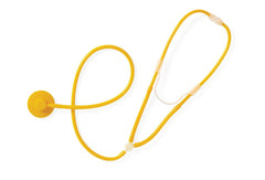 Disposable Stethoscope with Plastic Binaural - Yellow, Single-Use Medical Grade