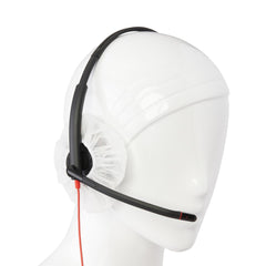 Medline Polyester Headset Cover with Elastic Band - White (Case of 1000)