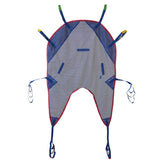 Reusable U-Shaped Patient Sling with Head Support - 450 lbs Capacity - Medical Transfer Lift Sling