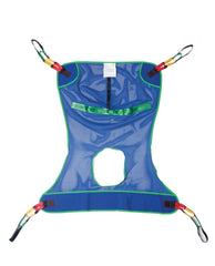 Reusable Full-Body Patient Sling with 4-Point Hookup System - Medical Grade Transfer Lift
