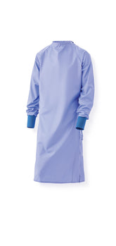 Reusable Cover Gown with Tie Closure - Fluid-Resistant Medical Protection Gown for Healthcare Professionals
