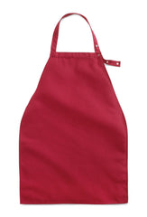 Professional Apron-Style Adult Bib - 27" Long Lap Protection with Snap Closure