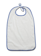 Medline Ez Tie Terry-Cloth Bib - Premium Adult Dining Protection with Secure Tie Closures