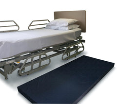 Medline Nonfolding Fall Mat - 66" x 24" x 2" Cushioned Bedside Safety Mat