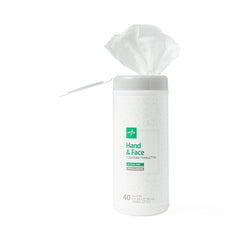 Hand and Face Cleansing Towelettes - Hypoallergenic Wipes for Sensitive Skin - Case of 480