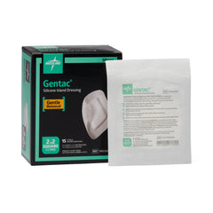 Gentac Silicone Adhesive Island Wound Dressing - Premium Gentle Care for Fragile Skin