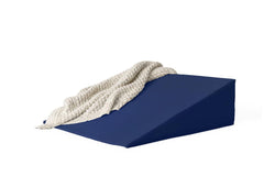 Medline Compression-Packed Bed Wedge - High-Density Foam, Navy, 8.5" Height - Case of 4