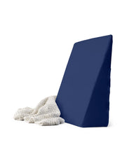 Medline Compression-Packed Bed Wedge - High-Density Foam, Navy, 8.5" Height - Case of 4