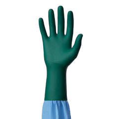 DermAssure Green Surgical Gloves - Polychloroprene Latex-Free with Anti-Roll Cuff Technology