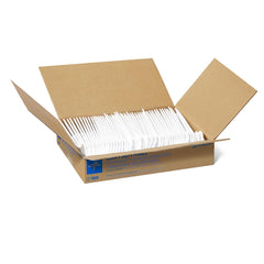 Disposable White Plastic Forks - Heavy & Medium Weight - 5.75" & 7" - Bulk Food Service Cutlery