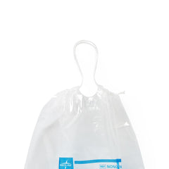 Respiratory Clear Patient Set-Up Bag with Information Label - 16x12 Inch Medical Equipment Organizer