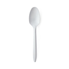 Disposable White Plastic Spoons - Heavy & Medium Weight Options for Healthcare & Food Service