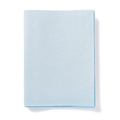 Medline Tissue-Poly Drape Sheet 40"x60" - 2-Ply Absorbent Blue Disposable Medical Drape, Case of 100