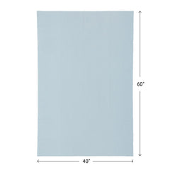 Medline Tissue-Poly Drape Sheet 40"x60" - 2-Ply Absorbent Blue Disposable Medical Drape, Case of 100