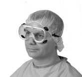 Standard Fluid Protection Lab Goggles with Elastic Strap - ANSI Z87.1+ Certified Safety Eyewear