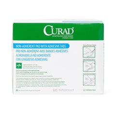 Medline Curad Sterile Nonadherent Pads - Absorbent Wound Care Dressing with Perforated Film