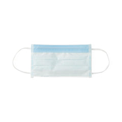 ASTM Level 1 Procedure Face Mask with Anti-Fog Strip and Ear Loops - 3-Ply Disposable Medical Masks, Blue