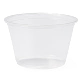 Clear Plastic Souffle Portion Cups - Medical Grade Disposable Containers (1oz, 2oz, 4oz)