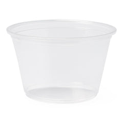 Clear Plastic Souffle Portion Cups - Medical Grade Disposable Containers (1oz, 2oz, 4oz)