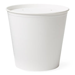 Disposable Paper Bucket and Lid Combos - Vented Lids for Storage & Transport | 85oz & 170oz