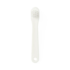 2-Sided Denture Brush - Dual-Head Design for Complete Denture Care, Ivory