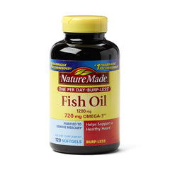 Fish Oil Softgel - Omega-3 EPA & DHA Supplement for Heart & Brain Health