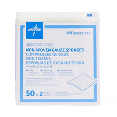 Nonwoven Gauze Sponges 4-Ply - Sterile & Non-Sterile Medical Wound Care Dressing