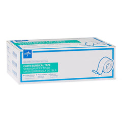 Medline Cloth Silk-Like Adhesive Medical Tape - Water Repellent, Breathable Fabric Tape for Dressings & Catheters
