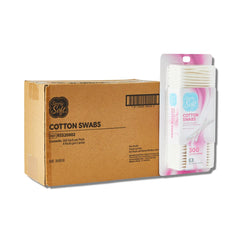 Medline Sterile Cotton-Tipped Applicators - Wooden Shaft, Individually Wrapped, Case of 24