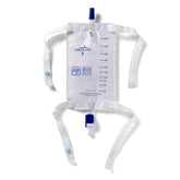 Premium Urinary Leg Bag with Elastic Straps & Flip-Drain Valve - 600ml Capacity