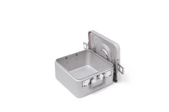 3/4 Size Sterilization Container with Lid and Handle - Premium Surgical Instrument Storage System