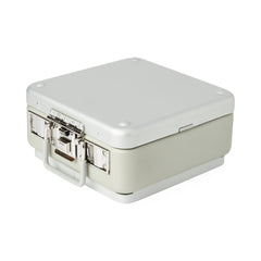 3/4 Size Sterilization Container with Lid and Handle - Premium Surgical Instrument Storage System