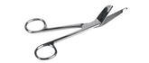 Medline Single-Use Nonsterile Lister Bandage Scissors - 4.5" & 7.25" Medical Grade Cutting Tool