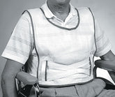 Medline Slipover Cotton Patient Safety Vest - Breathable Medical Restraint for Bed & Wheelchair Positioning