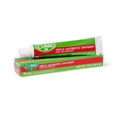 CURAD Triple Antibiotic Ointment - Hospital-Grade First Aid Infection Prevention | 1 oz