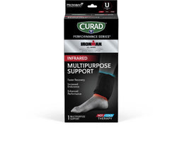 Curad Performance Series Ironman Multipurpose Support with Infrared Technology - Adjustable Compression & Hot/Cold Therapy