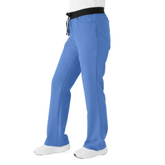 Women's Regular-Length Scrub Pants - Modern Boot-Cut Medical Uniform Bottoms with 7 Pockets