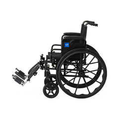 Medline Guardian K4 Lightweight Wheelchair - 300 lbs Capacity, Foldable Manual Wheelchair with Removable Armrests