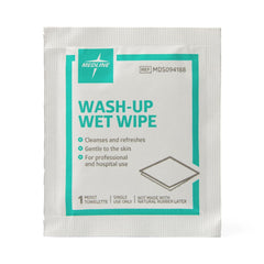 Medline Premoistened Cleansing Towelettes - 5x7 Inch Personal Care Wipes (MDS094181)