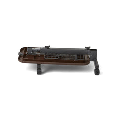 Medline Fold-Flat Overbed Table with Basket - Height Adjustable 29.5-41" with 50 lb Capacity