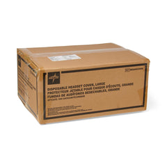 Medline Polyester Headset Cover with Elastic Band - White (Case of 1000)