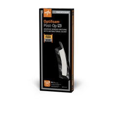 Optifoam Ag+ Antimicrobial Foam Dressing 3.5" x 10" - Advanced Wound Care with Ionic Silver Protection