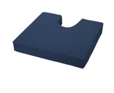 Medline Pressure Redistribution Foam Cushion with Coccyx Cutout - 16x18x3 Inch, 300 lbs Capacity