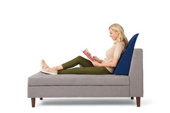 Medline Compression-Packed Bed Wedge - High-Density Foam, Navy, 8.5" Height - Case of 4