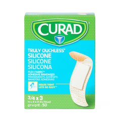 Premium Silicone Adhesive Bandages - Gentle Removal for Sensitive Skin (0.75" x 3")
