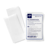 Pill Crusher Pouches - Clear Plastic Medication Crushing Bags, 2x4.5 Inch, 7 Mil Thick (50 Count)