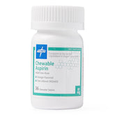 Medline Aspirin Adult Low-Dose Chewable Tablets, 81mg - Orange Flavor, 36 Count