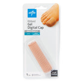 Gel Ribbed Digital Toe Caps - Cushioned Toe Protection for Corns, Hammertoes & Ingrown Toenails