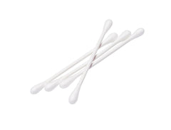 Medline Sterile Cotton-Tipped Applicators - Wooden Shaft, Individually Wrapped, Case of 24