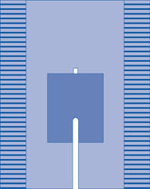 Sterile Split Surgical Drape with Adhesive - SMS Fabric, 77" x 108", High Barrier Protection